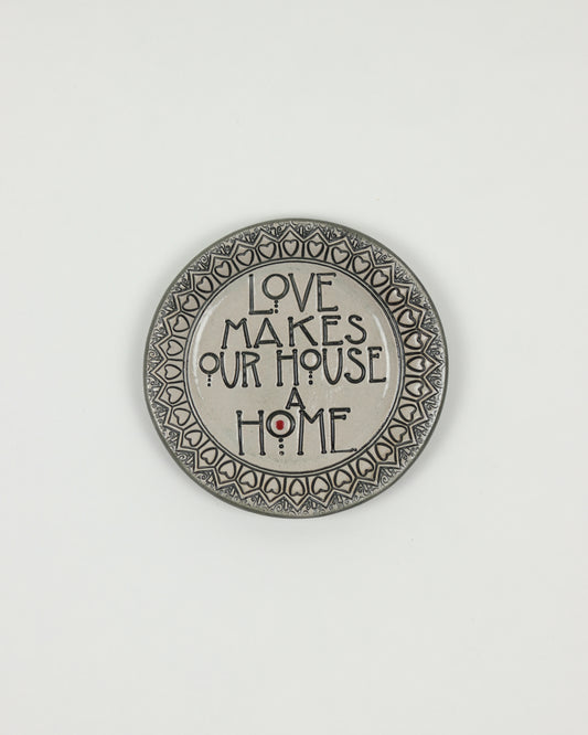 Love Make Our House A Home Mini Plate