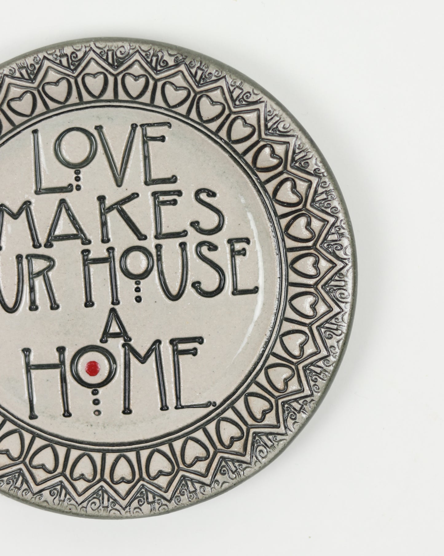 Love Make Our House A Home Mini Plate