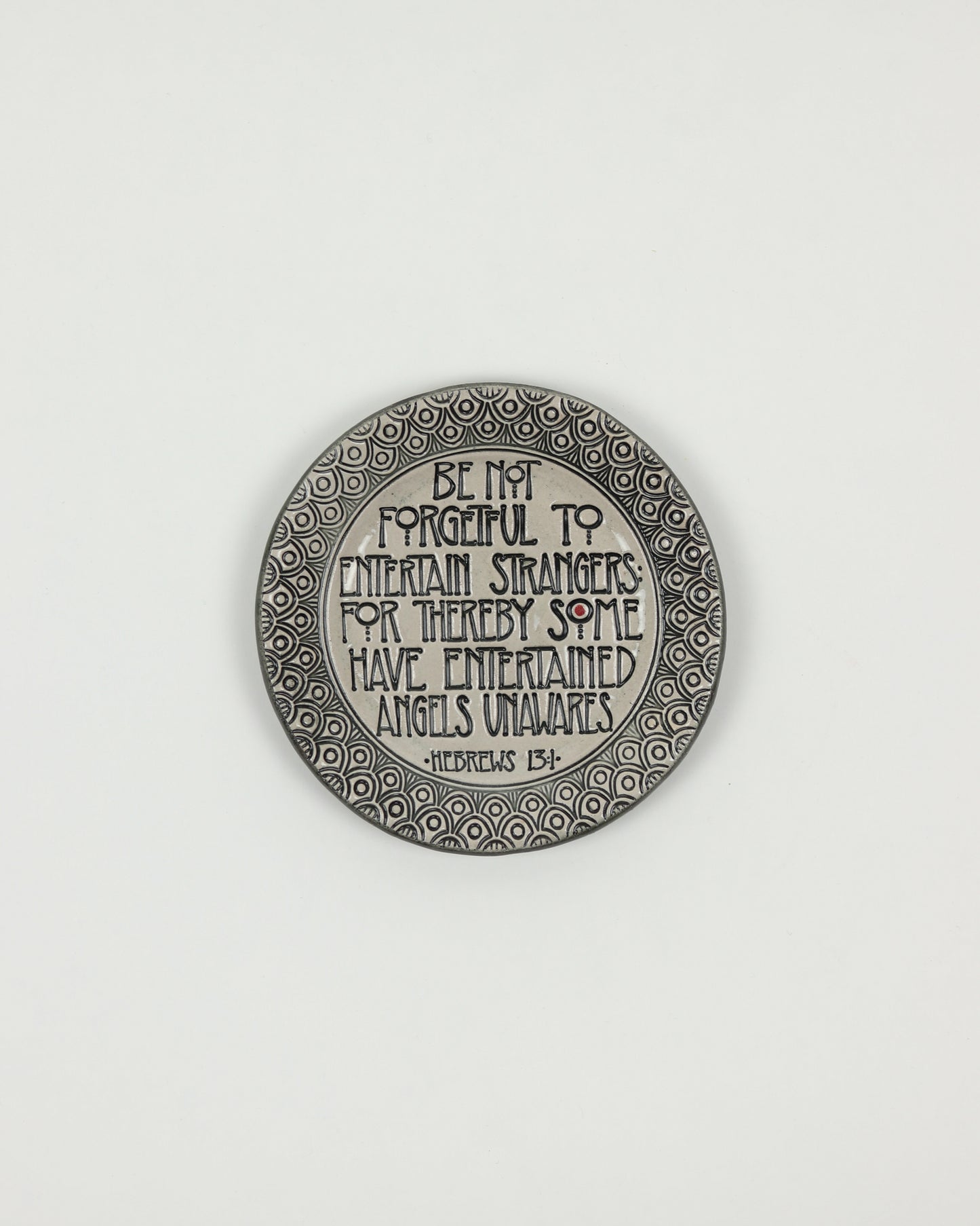 Hebrews 13:1 Mini Plate