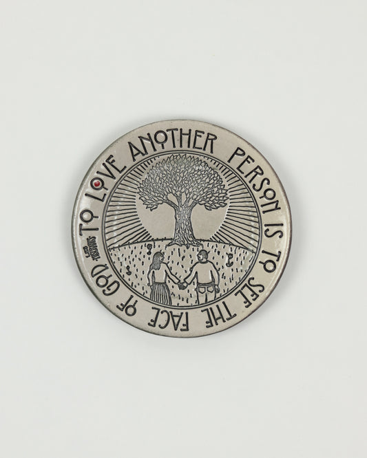 To Love Another Person Is To See The Face of God Mini Plate