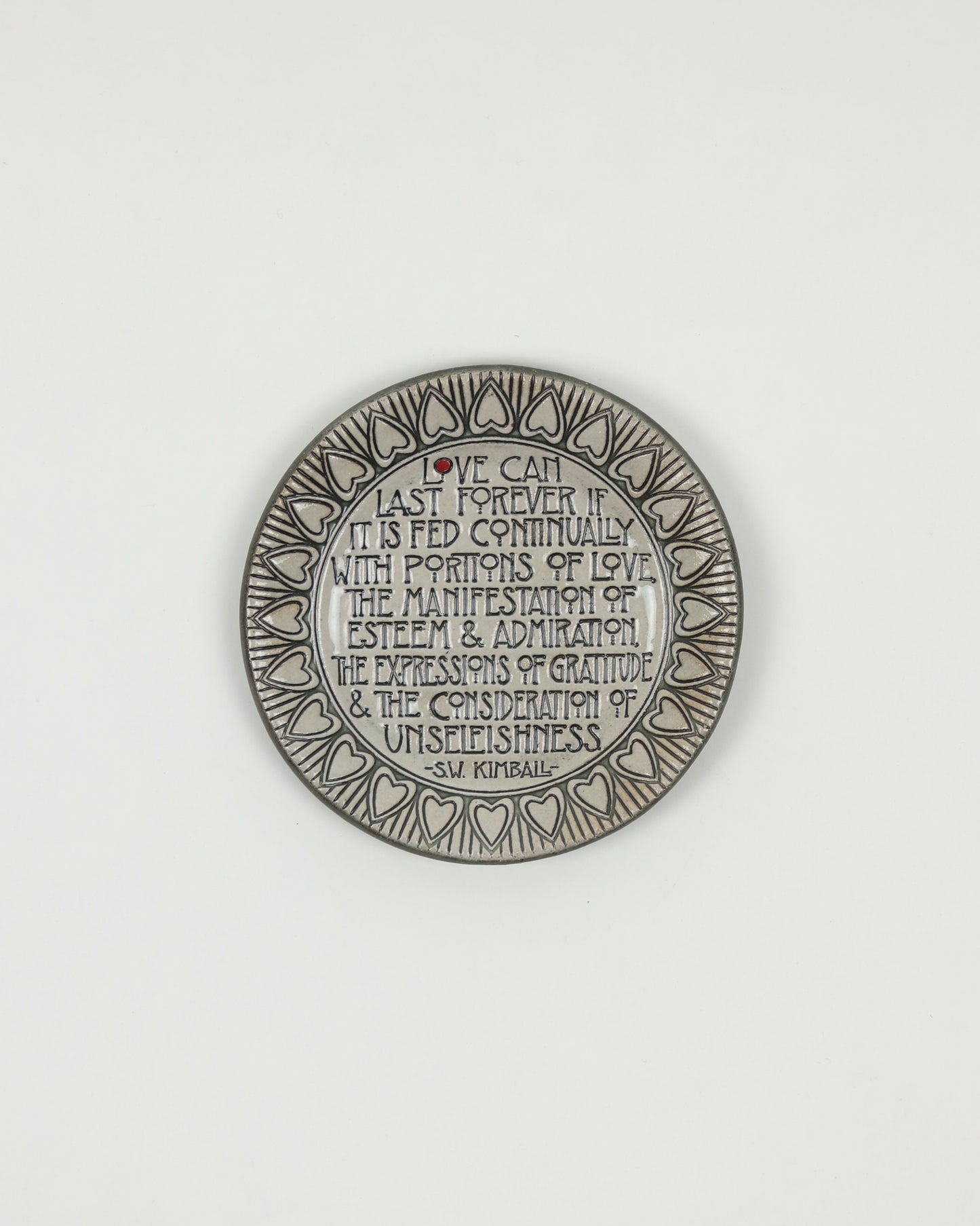 Love Can Last Forever Mini Plate