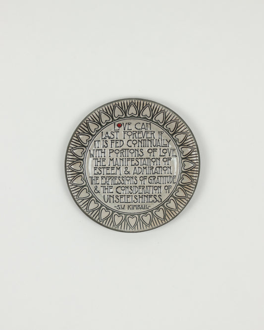 Love Can Last Forever Mini Plate