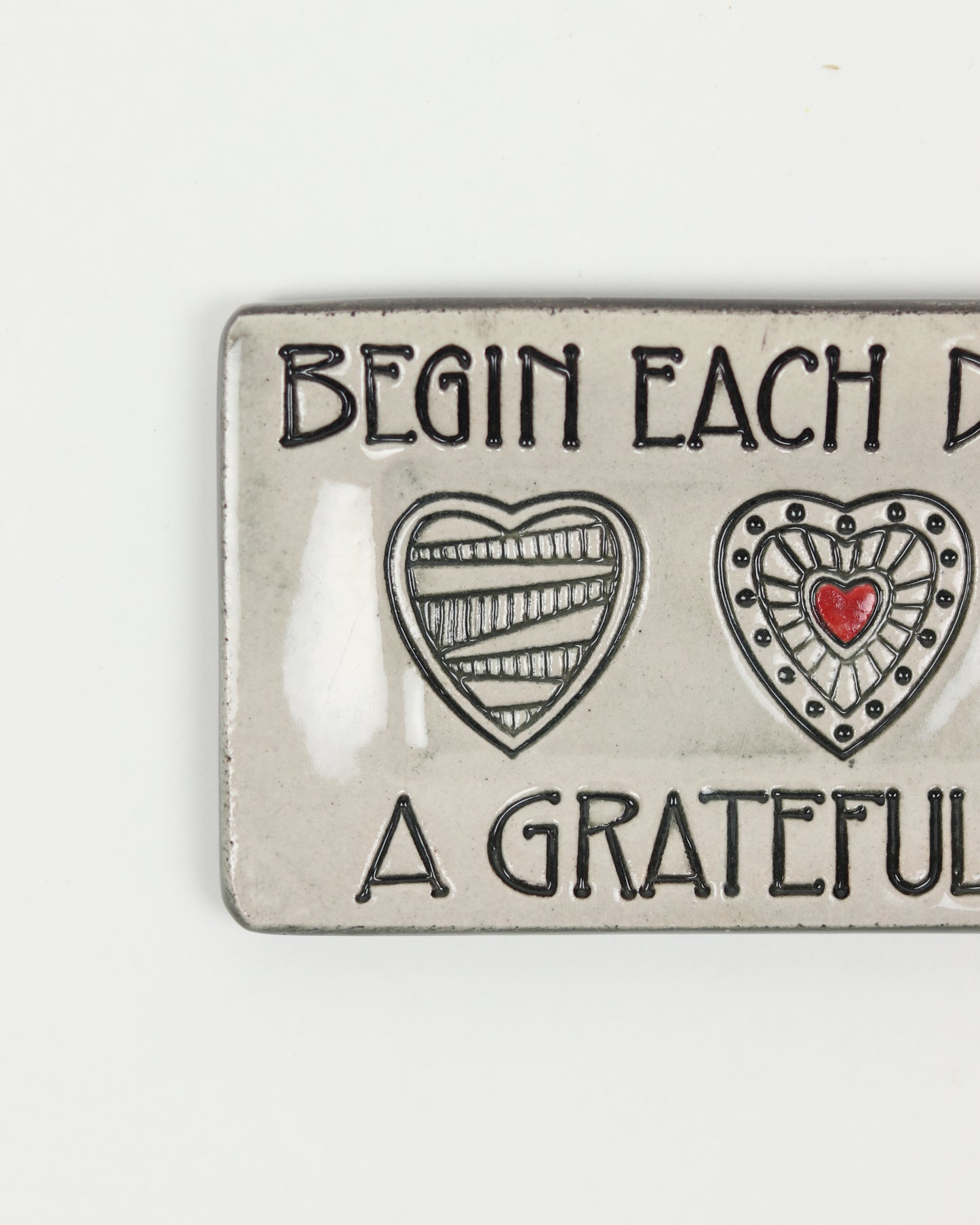 Grateful Heart Butter Dish