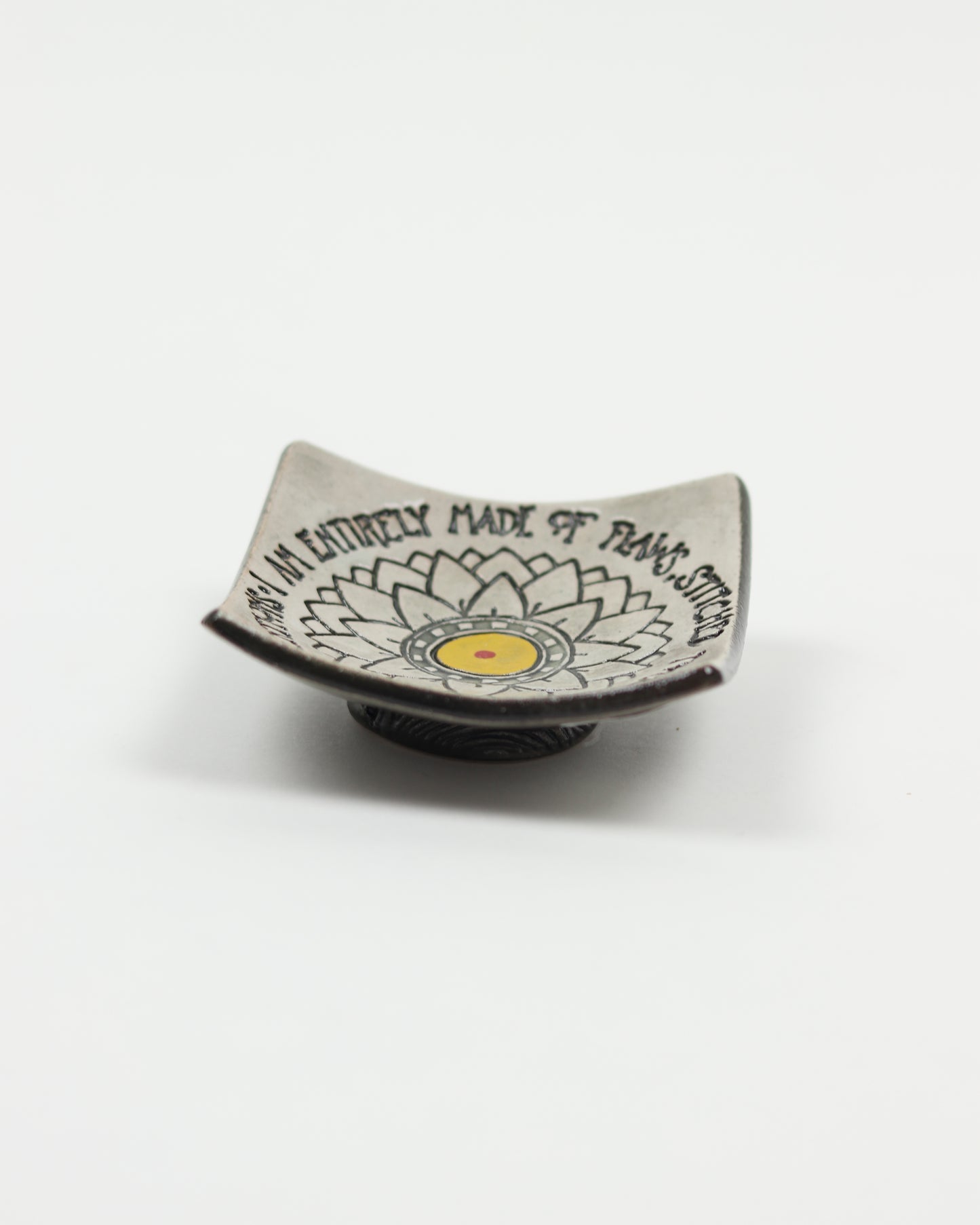 I Am Entirely Made of Flaws Pin Dish