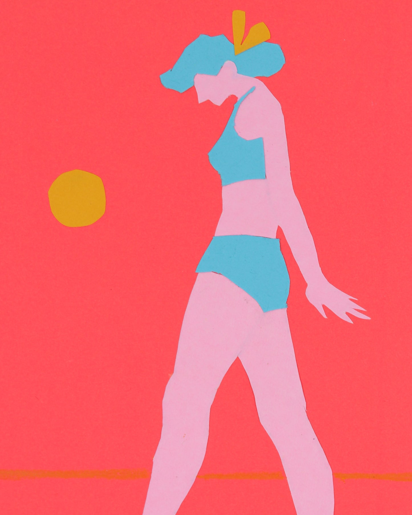 Summer Paper Collage