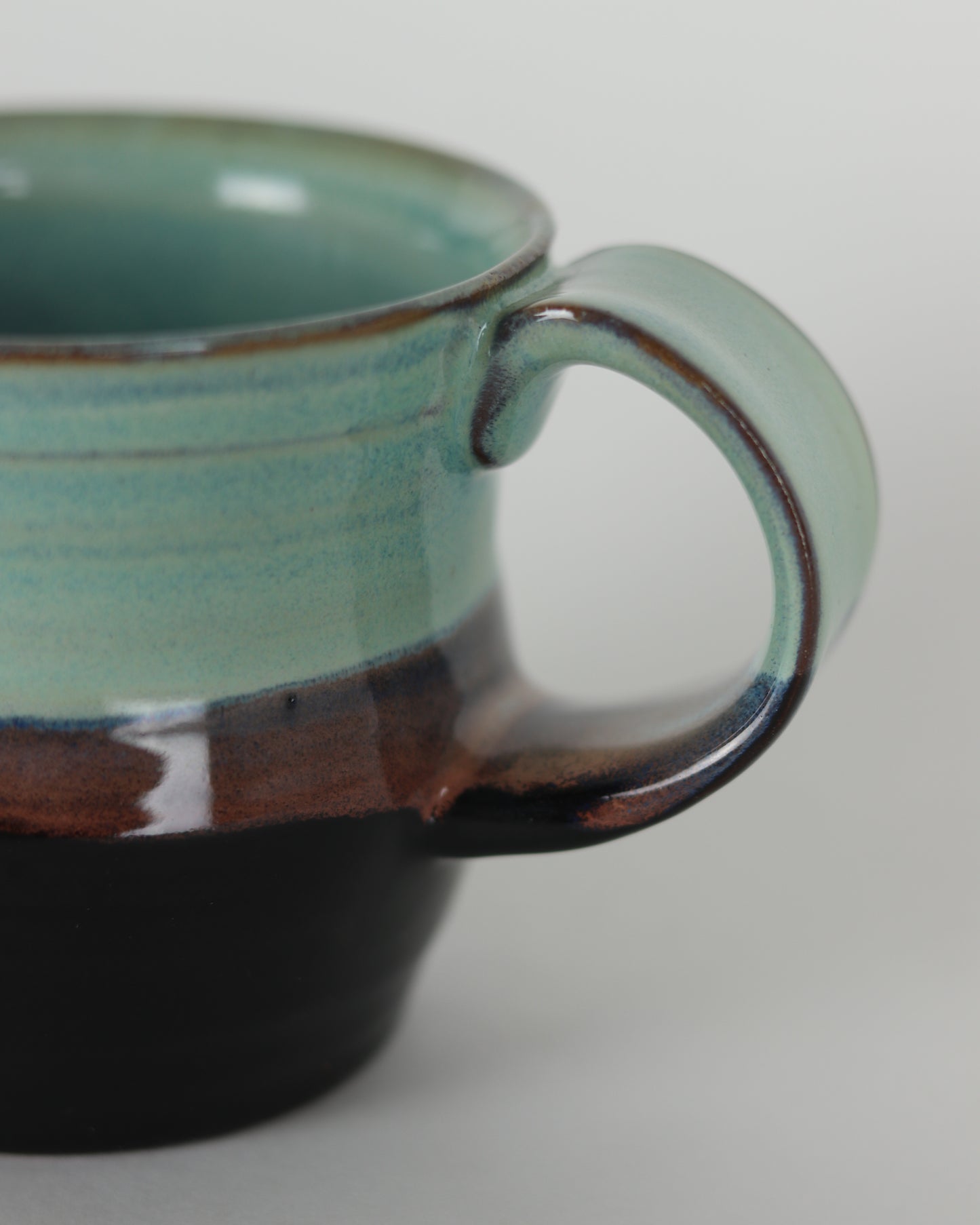 Sea Spray & Satin Black Mug