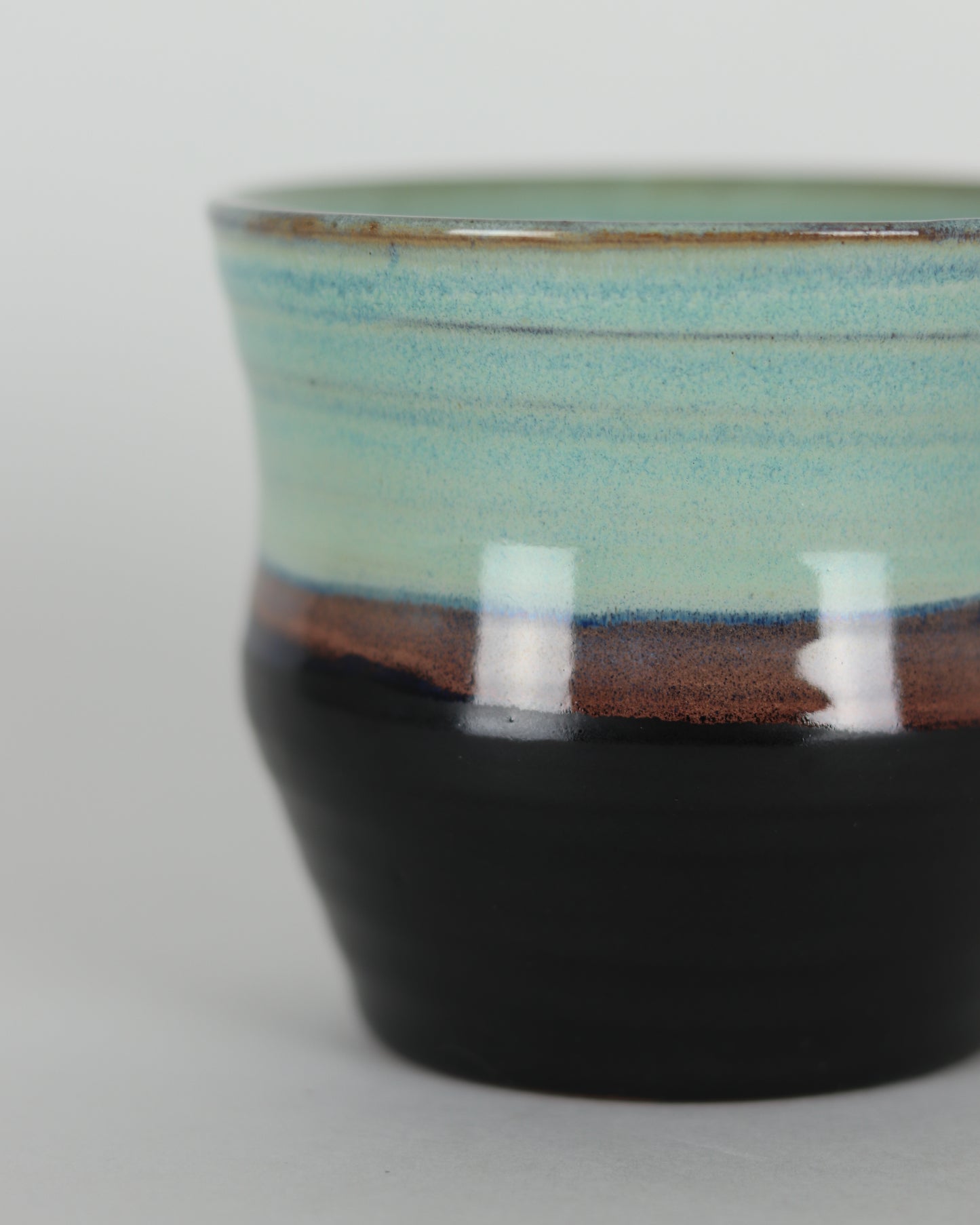 Sea Spray & Satin Black Mug