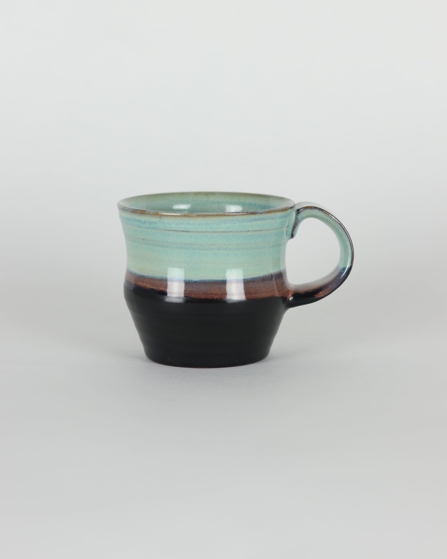 Sea Spray & Satin Black Mug