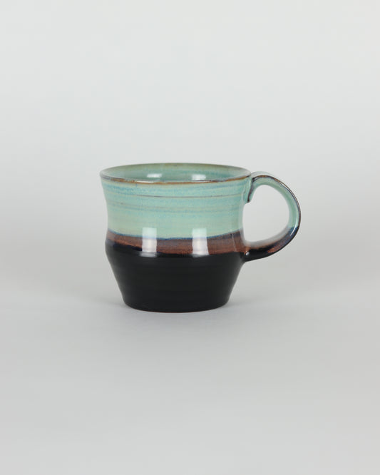 Sea Spray & Satin Black Mug