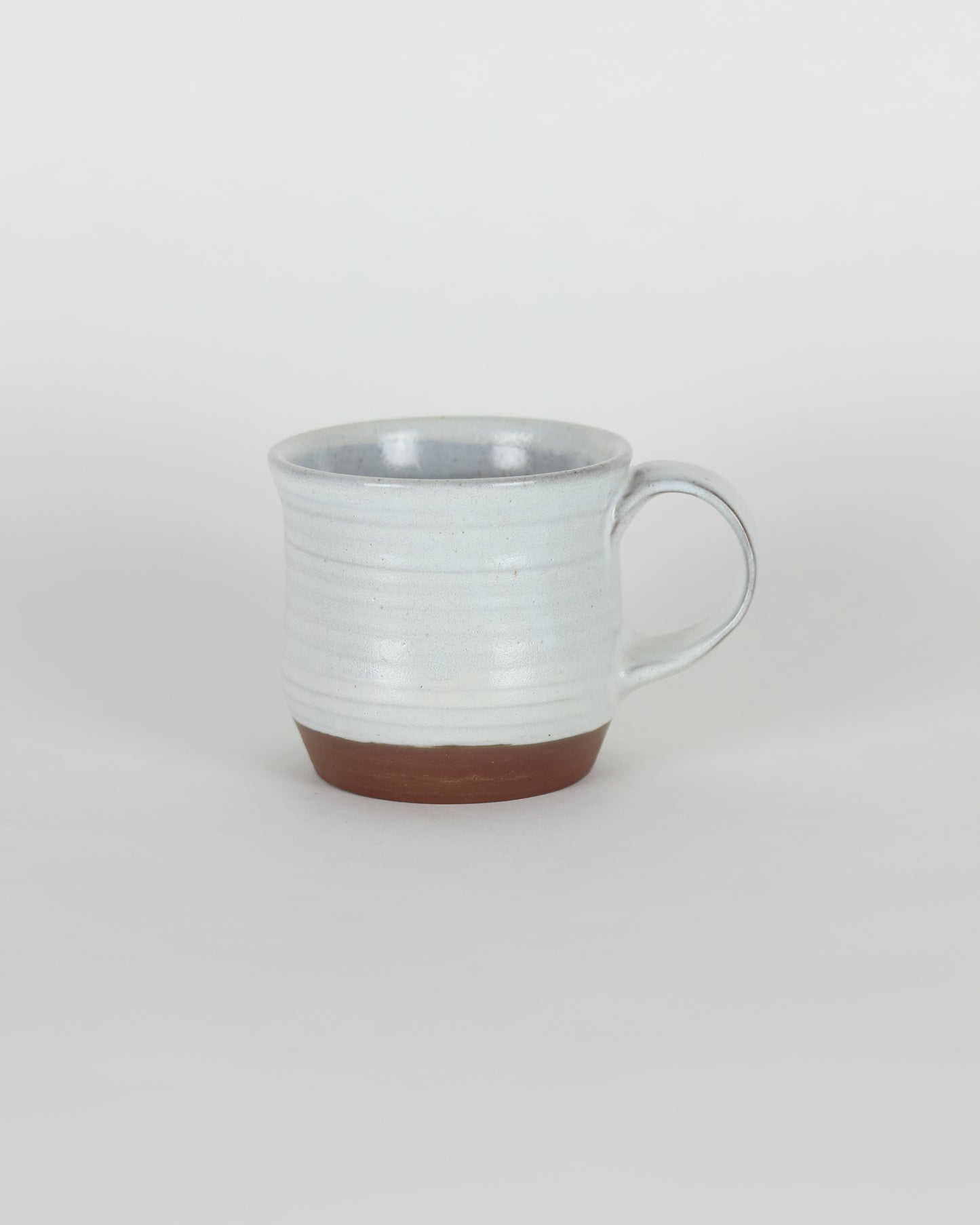 Satin White Speck Mug