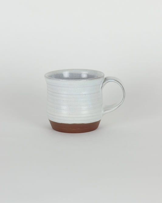 Satin White Speck Mug