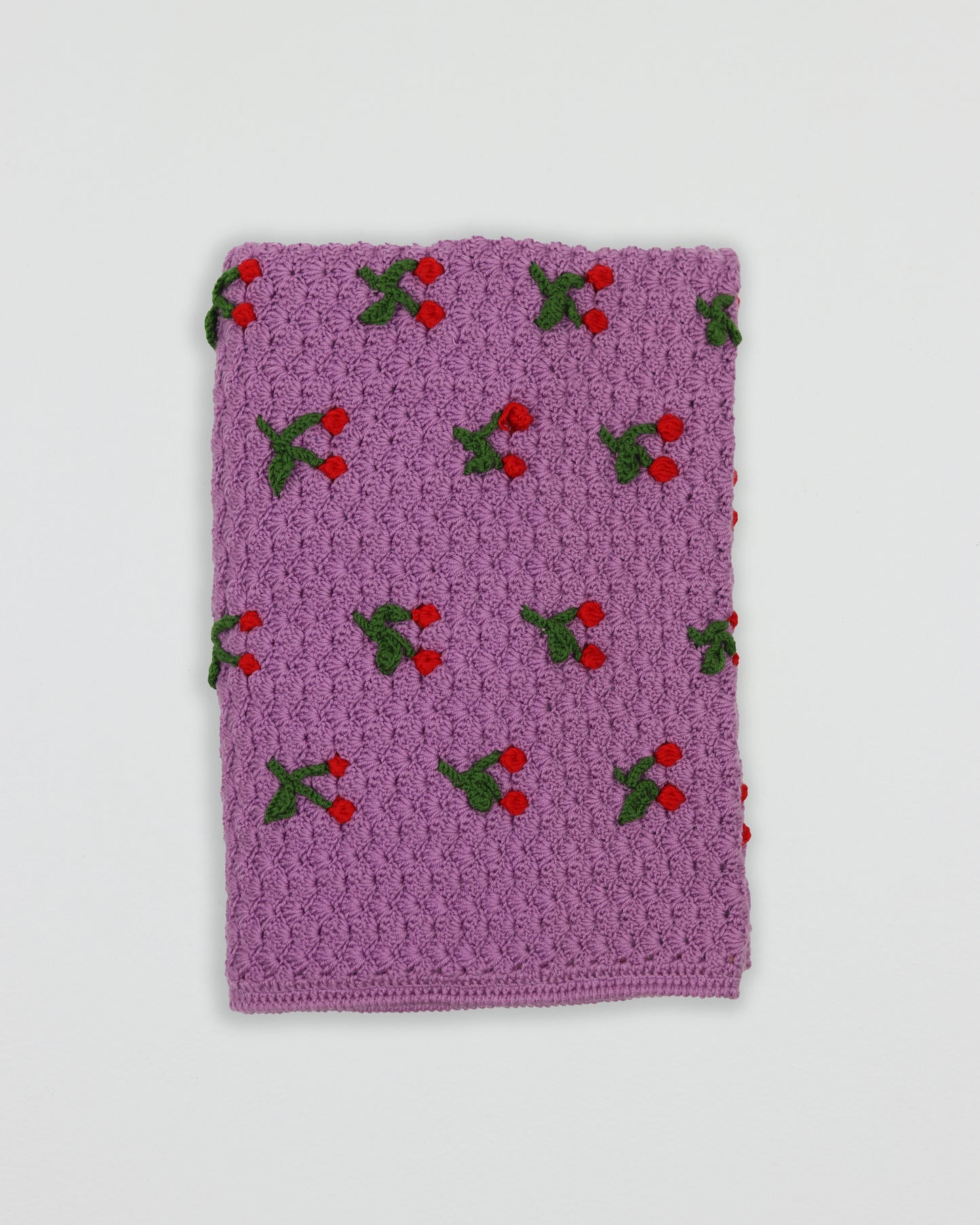 Crocheted Cherry Baby Blanket