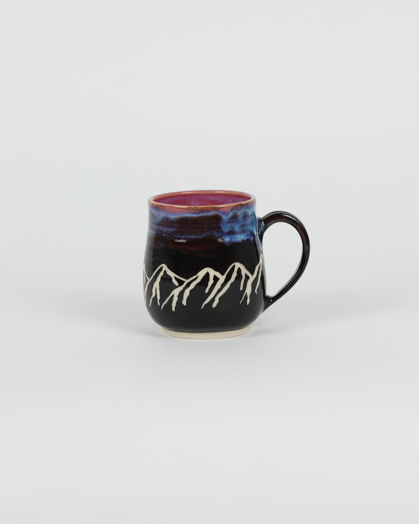 Black & Pink Mountain Mug