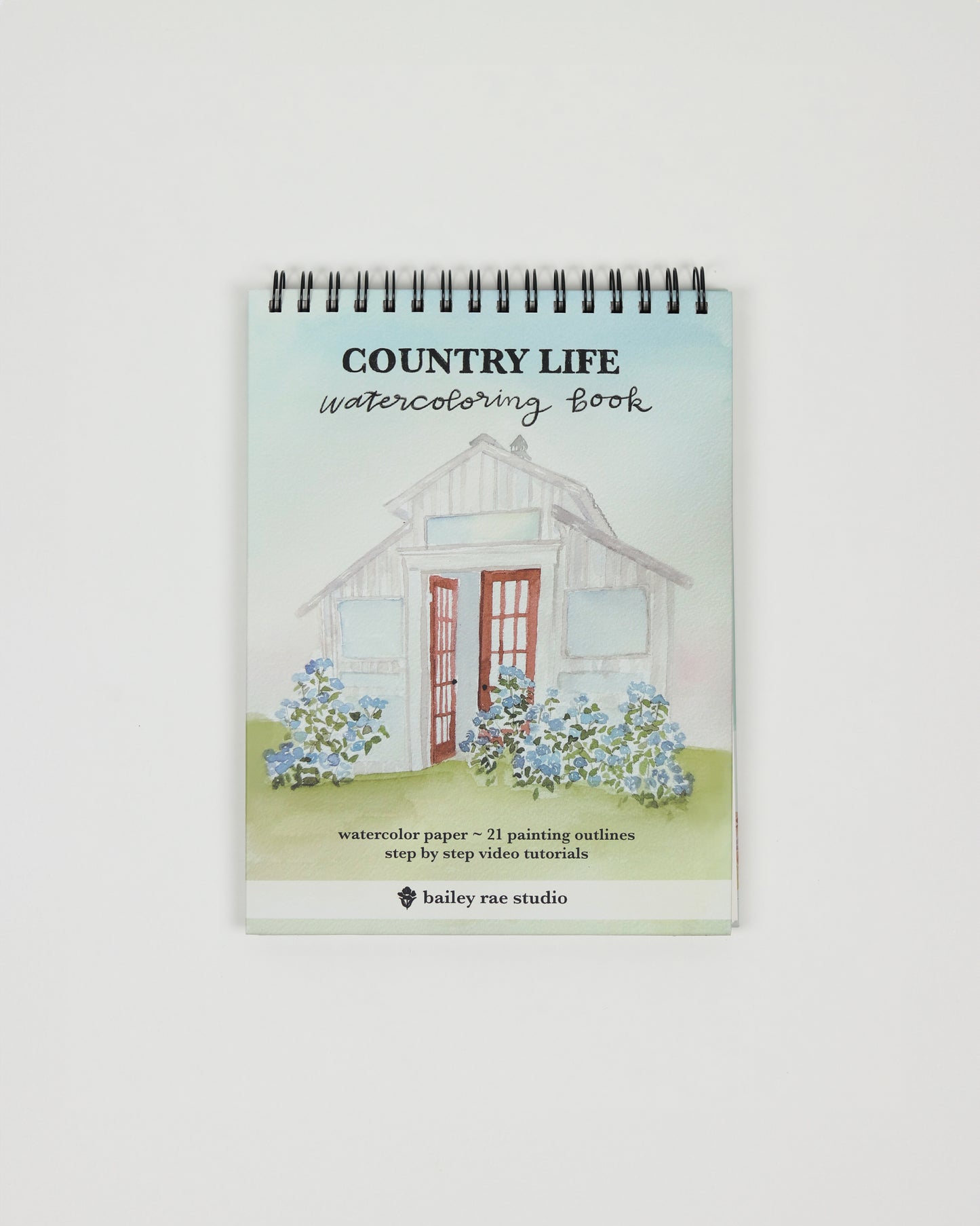 Country Life Watercoloring Book