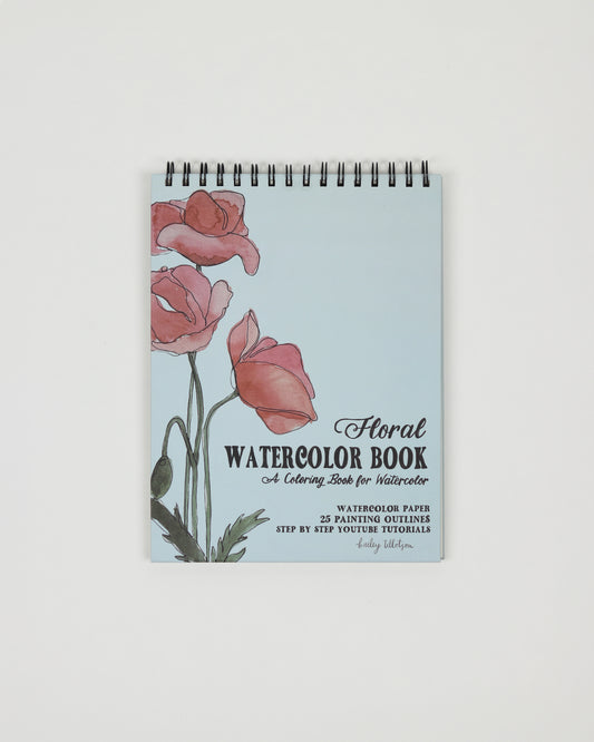 Floral Watercolor Book