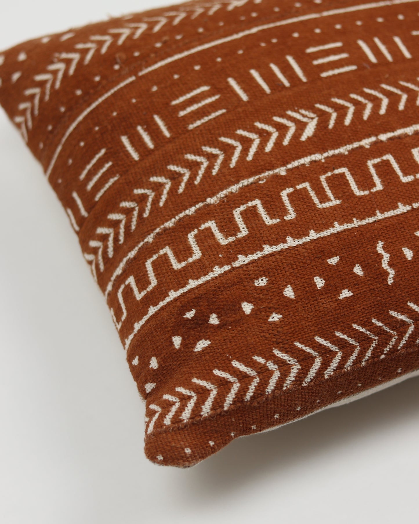 Vintage African Mudcloth Pillow 11