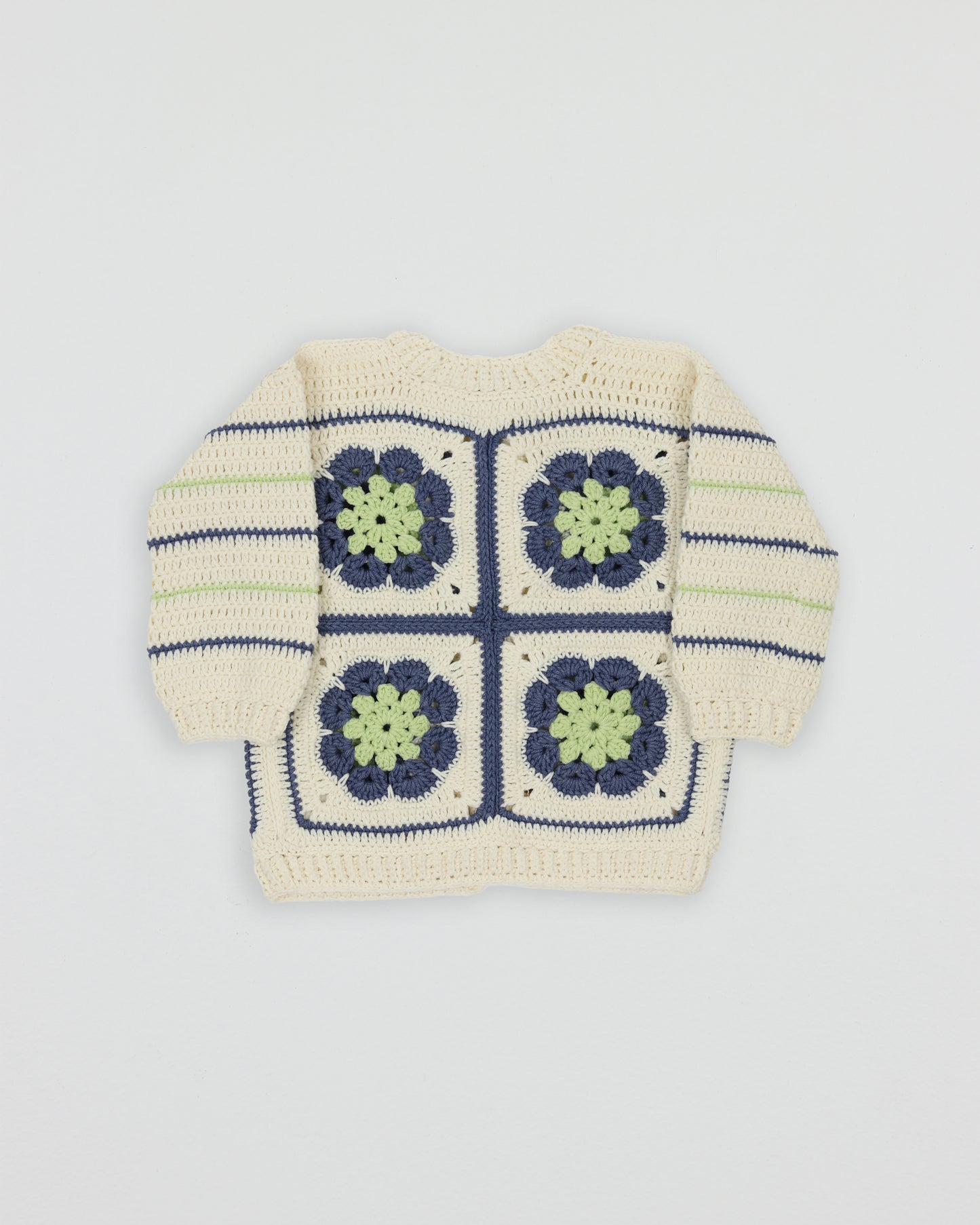 Crocheted Granny Square Sweater