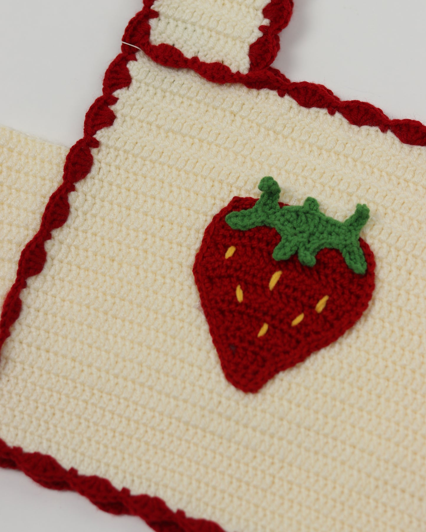 Crocheted Strawberry Vest