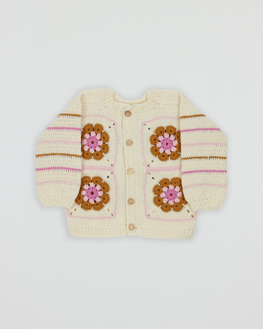 Crocheted Granny Square Sweater