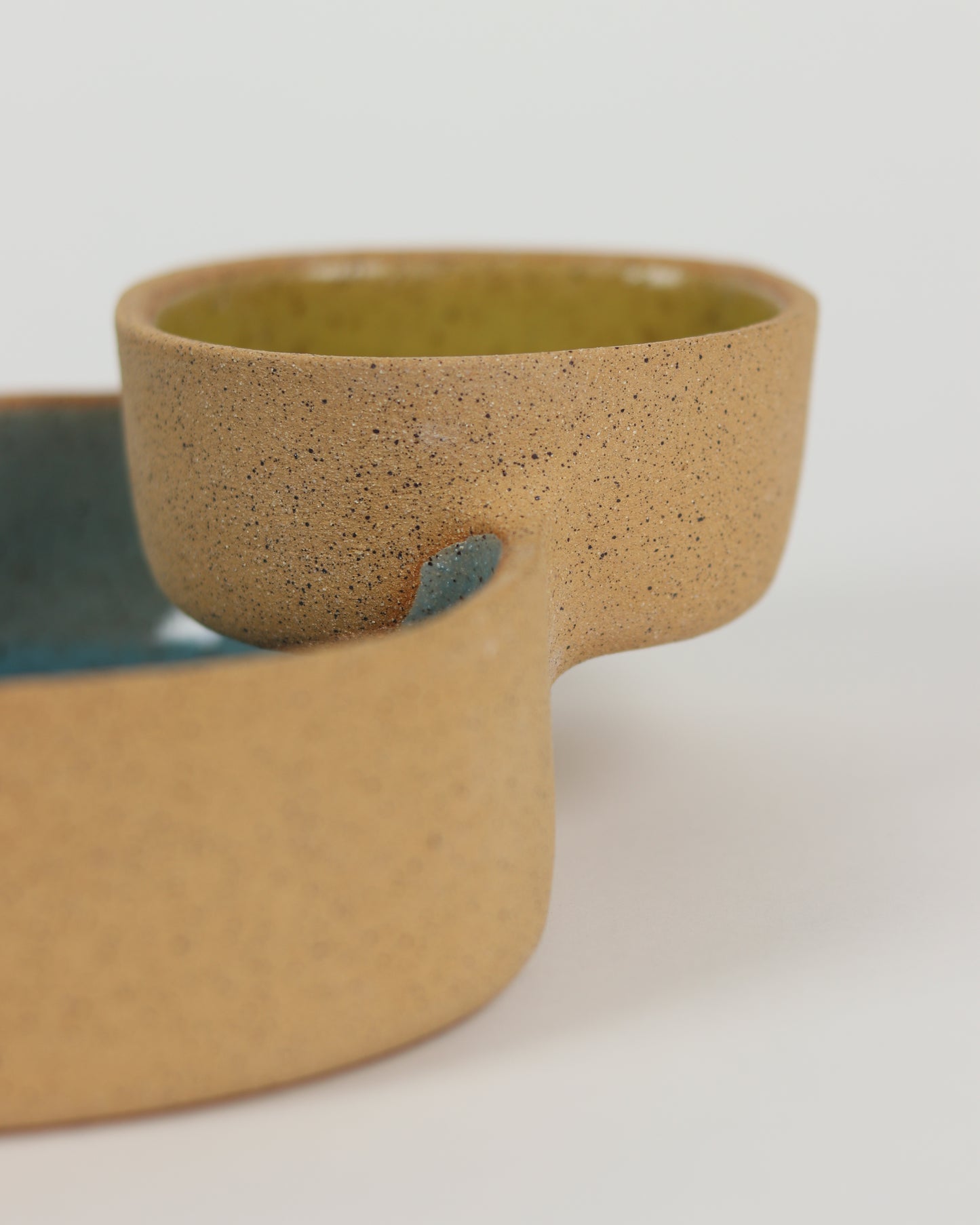 Chip 'N' Dip in Light Blue & Chartreuse