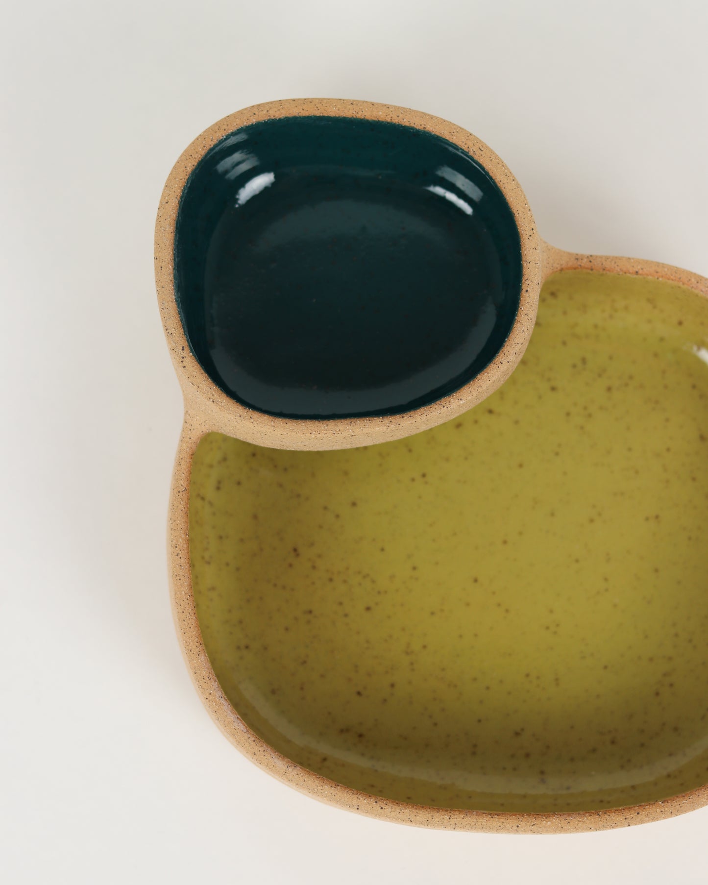 Chip 'N' Dip in Chartreuse & Teal