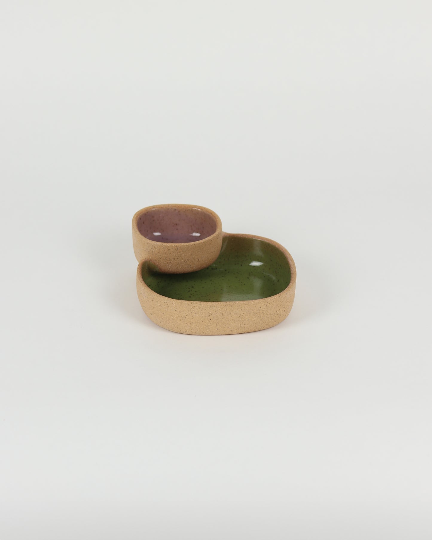 Chip 'N' Dip in Olive & Mauve