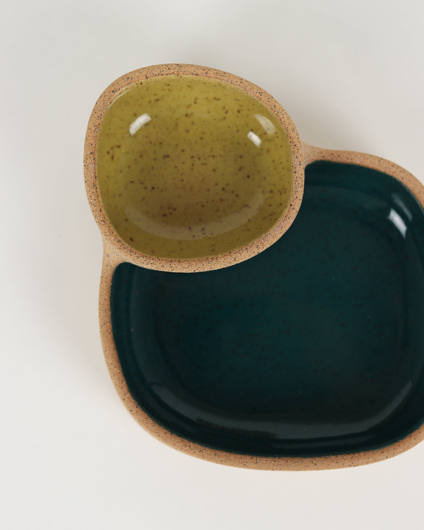 Chip 'N' Dip in Teal & Chartreuse