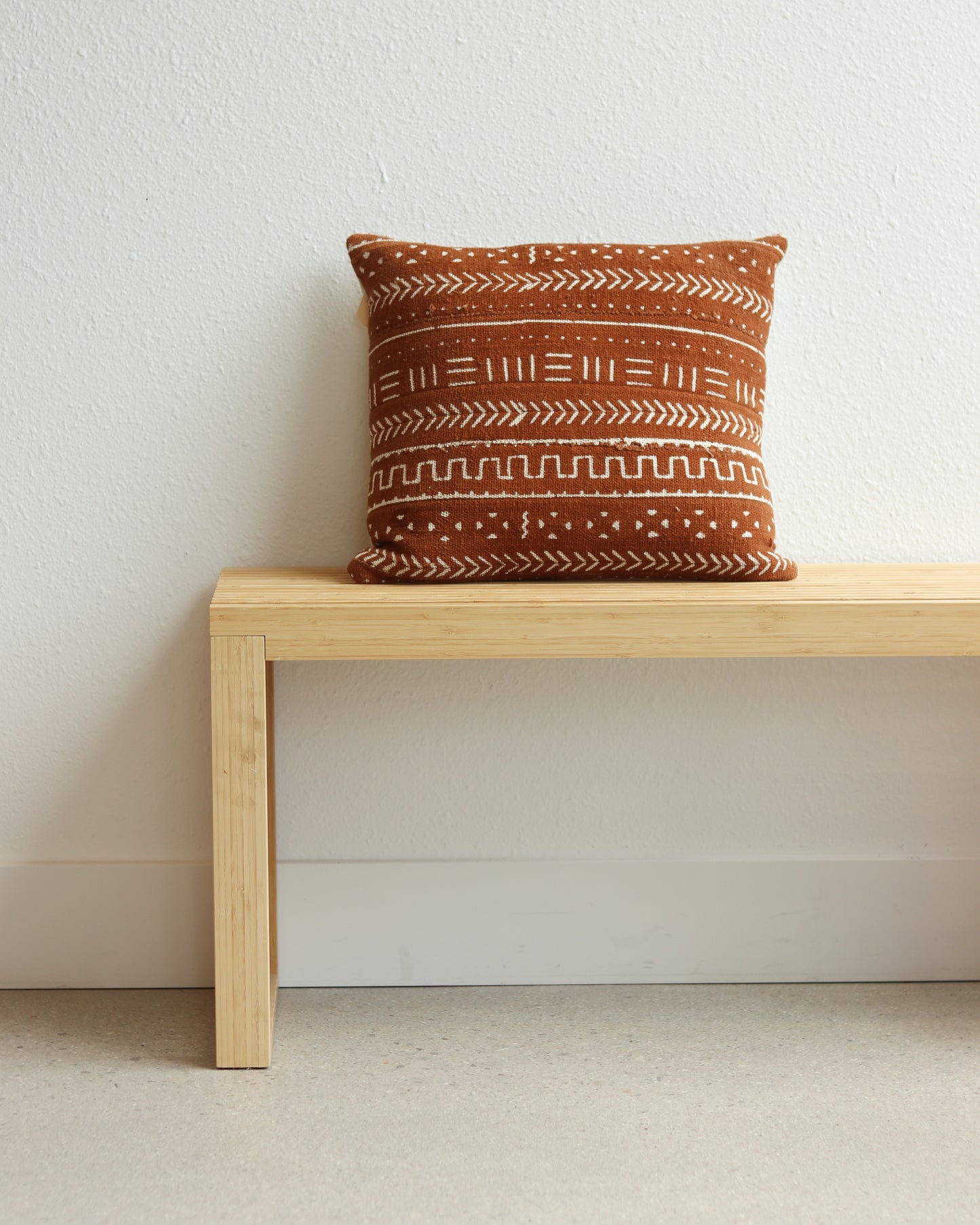 Vintage African Mudcloth Pillow 11