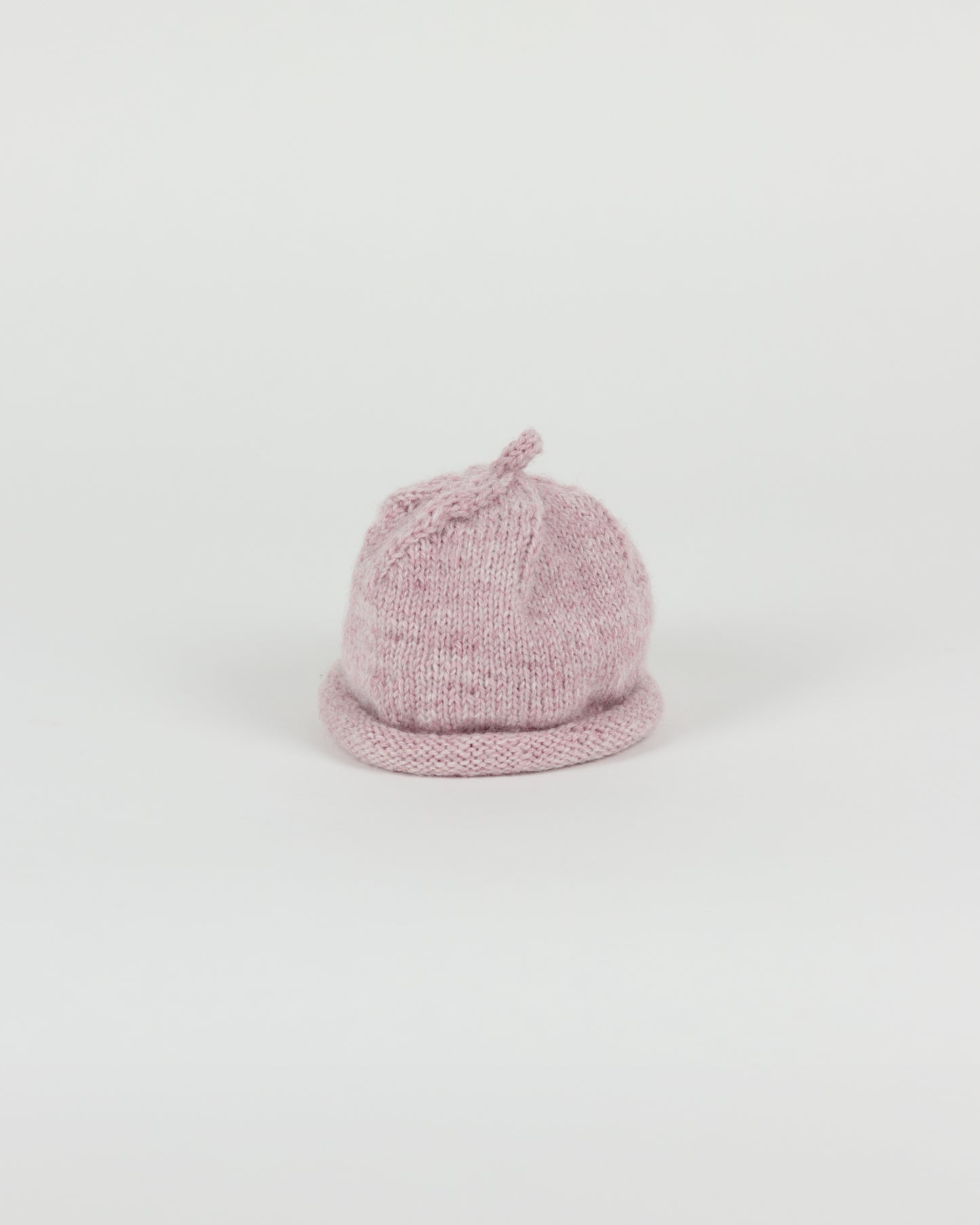 Pale Pink Wool Baby Hat
