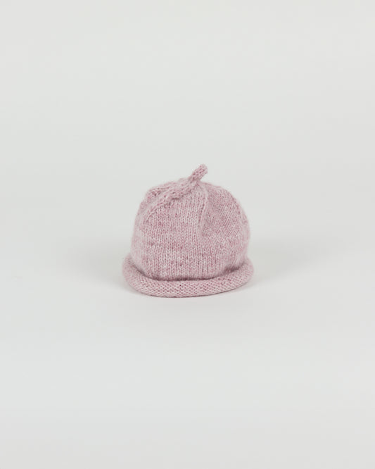 Pale Pink Wool Baby Hat