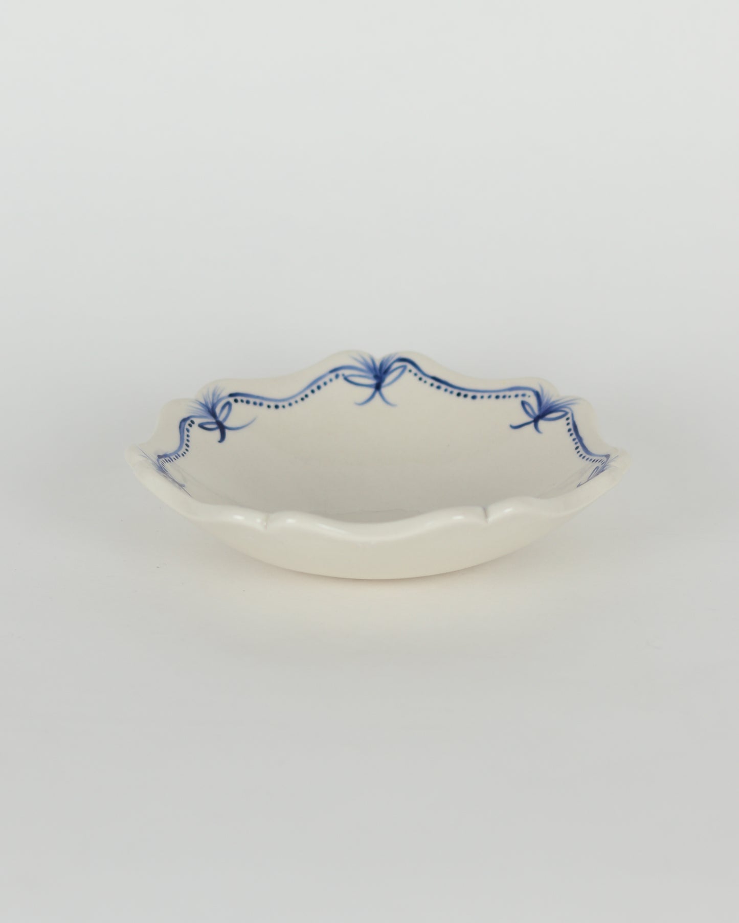Dish with Blue Bows