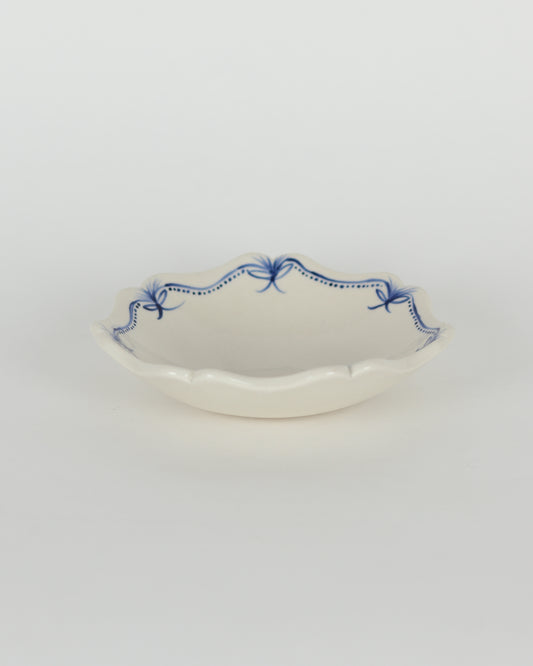 Dish with Blue Bows