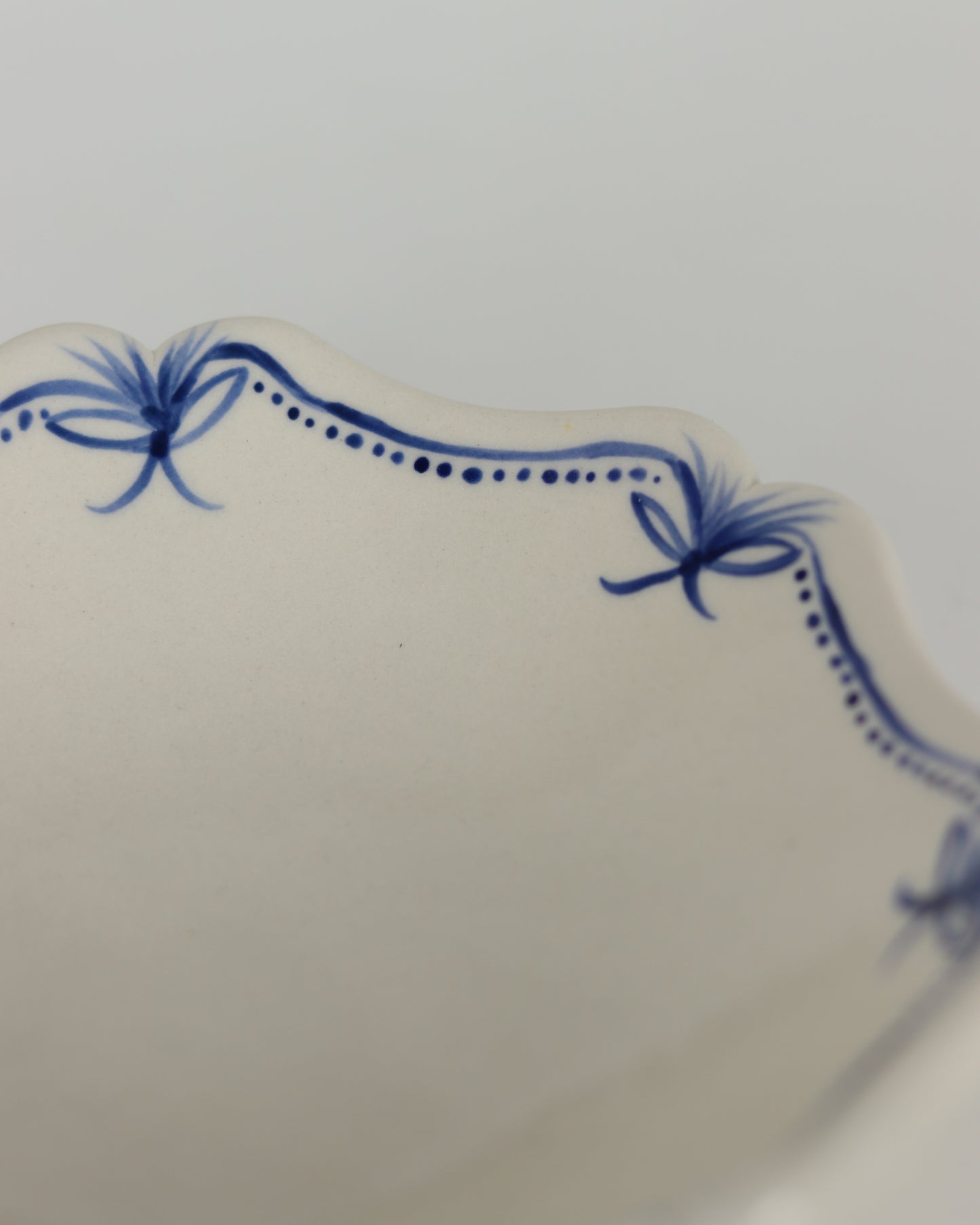 Dish with Blue Bows
