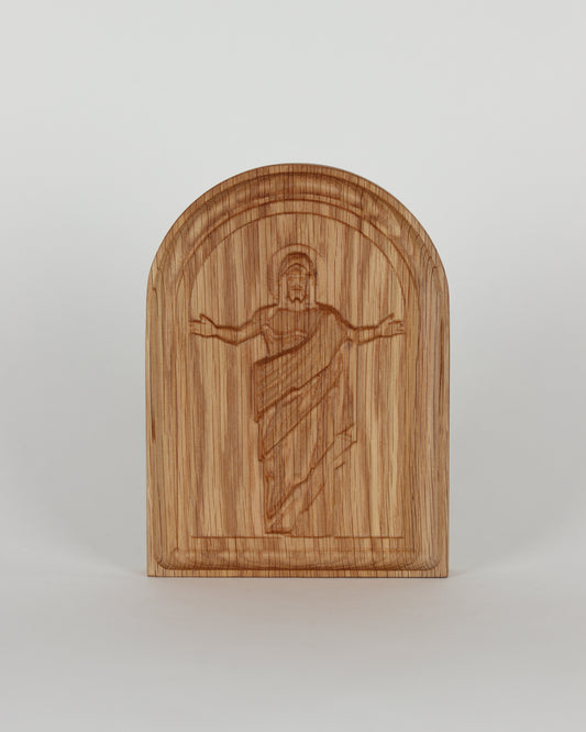 Large Christus in White Oak