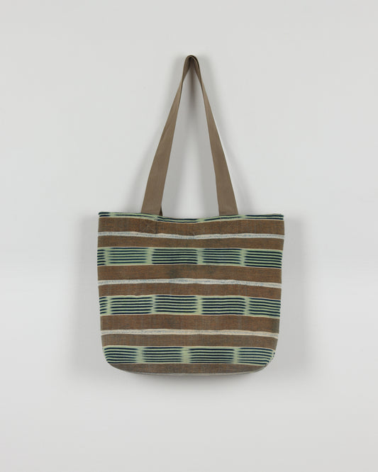 Green Vintage Kente Tote