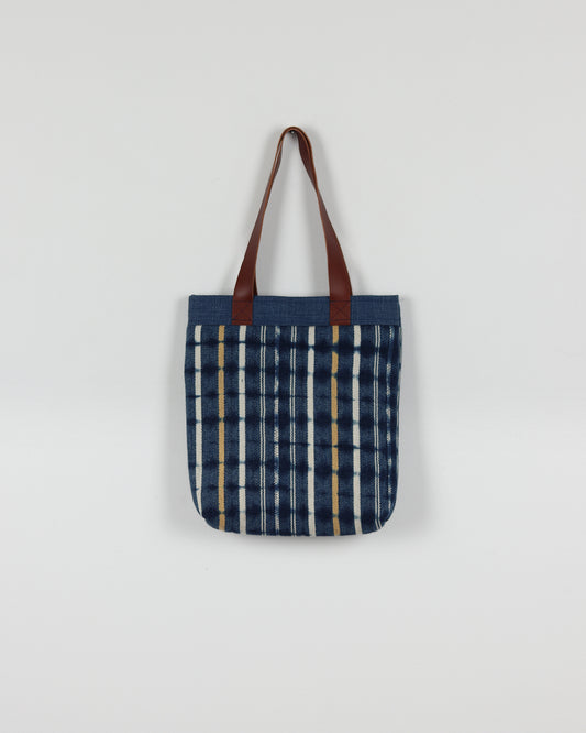 Blue Vintage Kente Tote 1