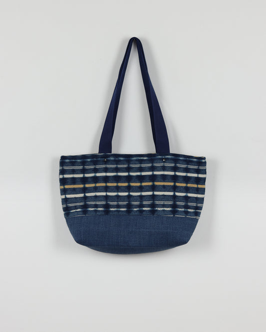Blue Vintage Kente Tote 2