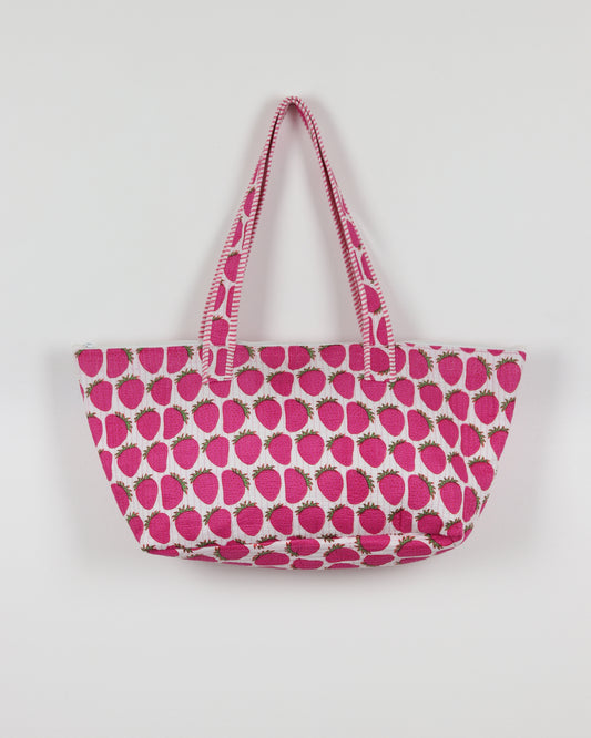 Strawberry Mahjong Tote
