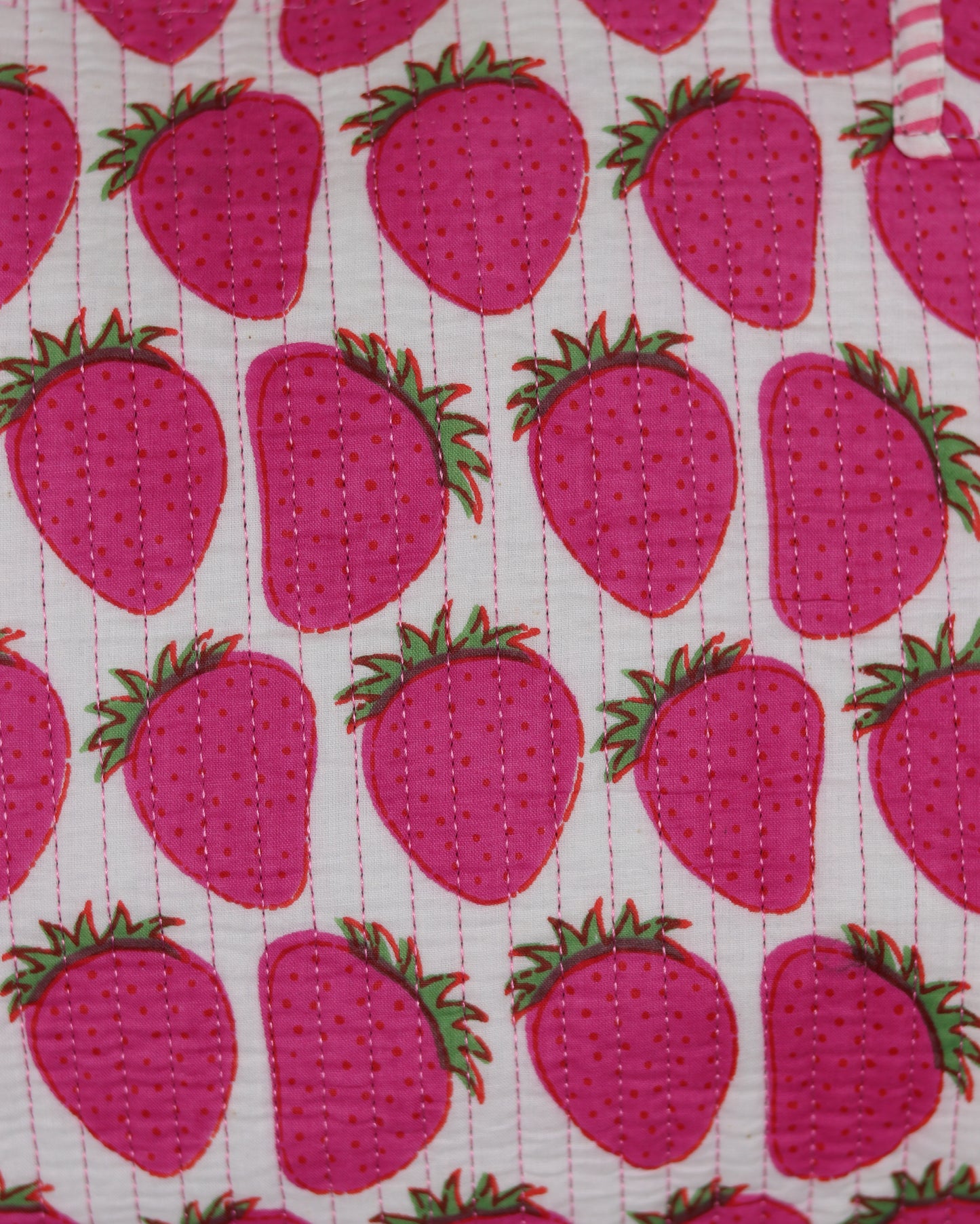 Strawberry Mahjong Tote