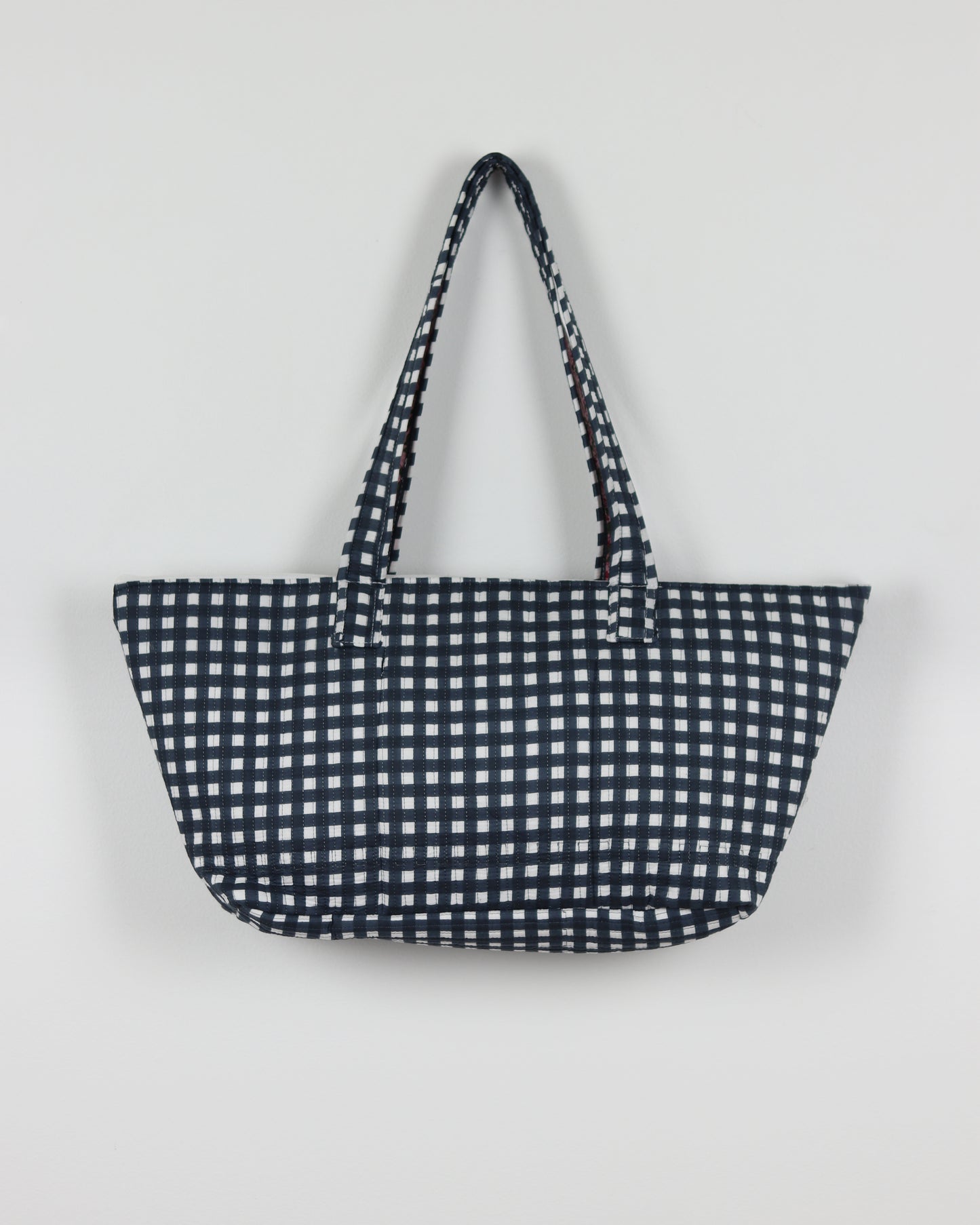 Gingham Mahjong Tote