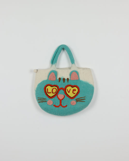 Love Cat Wool Bag