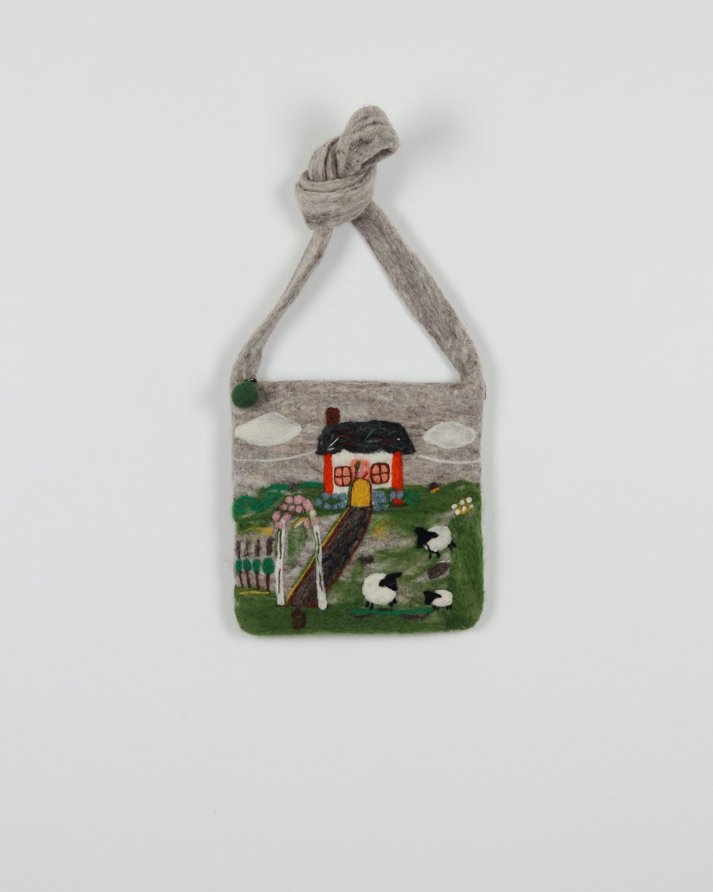 Gray Sky Home Felted Wool Bag