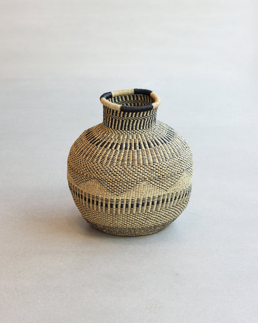 Natural & Black Multi Large Jemima Basket