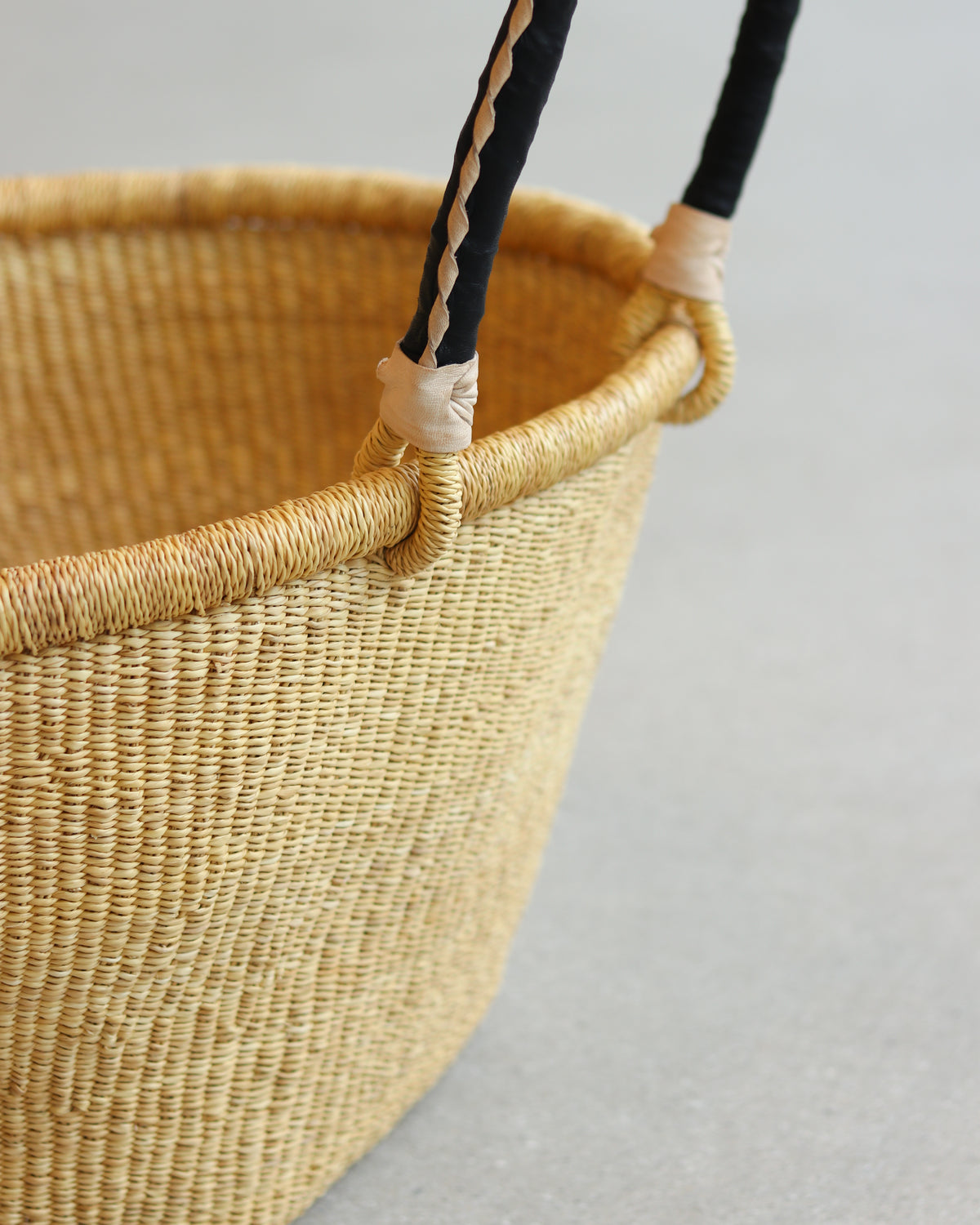 Natural Large Oval Basket