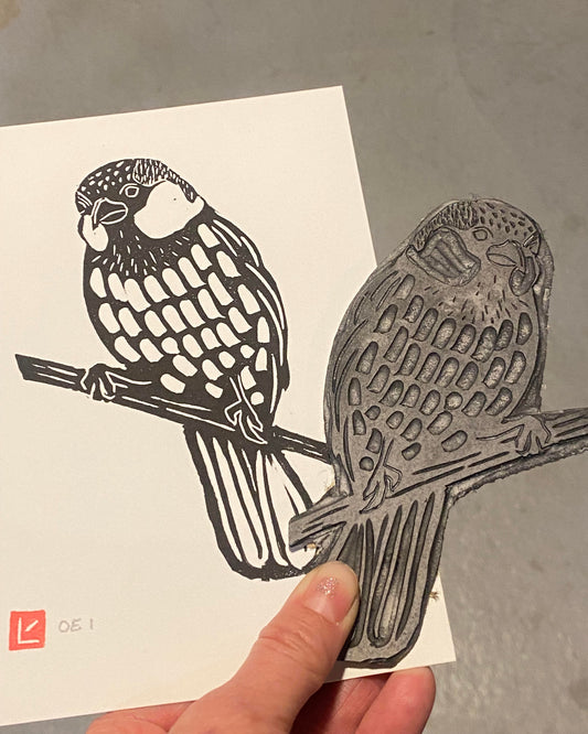 Linocut Printmaking Class with Jeanette Lukens